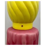 Vintage Christmas Blow Mold Candle 36"