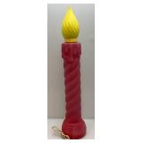 Vintage Christmas Blow Mold Candle 36"