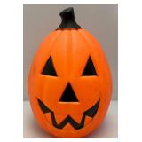 Vintage Blow Mold Halloween Pumpkin (Missing CordAnd Light) 21" Tall
