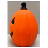 Vintage Blow Mold Halloween Pumpkin (Missing CordAnd Light) 21" Tall