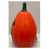 Vintage Blow Mold Halloween Pumpkin 22" Tall