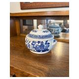 Churchill Blue Willow Covered Tureen with Lid England