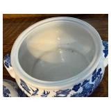 Churchill Blue Willow Covered Tureen with Lid England