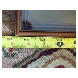 Framed Collection of 34 Native American Arrowheads and Points