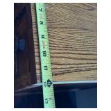 Vintage 6-Drawer Oak Desktop Organizer Cabinet