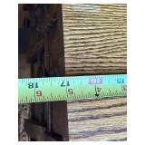 Vintage 6-Drawer Oak Desktop Organizer Cabinet