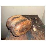 Antique Wooden Pulley Block with Iron Hook