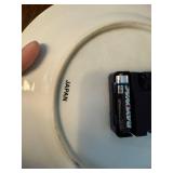 Blue Willow Pattern Plate Wall Clock Made in Japan