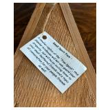 Hand-Carved Wood Birdhouse with Tree Spirit Face Design