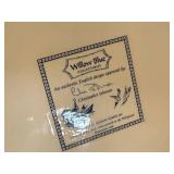 Willow Blue Collectables Pagoda Cookie Jar with Certificate