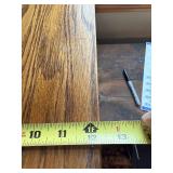 Vintage Wooden Four-Drawer Sewing Box with Decorative Detailing