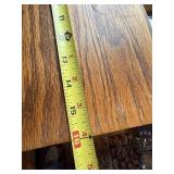 Vintage Wooden Four-Drawer Sewing Box with Decorative Detailing