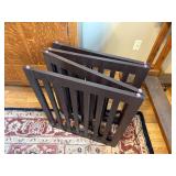 Folding Wooden Pet Gate 80 Inch Wide 24 Inch Tall