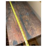 Rustic Wooden Plant Stand with Casters