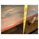 Rustic Wooden Plant Stand with Casters