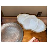 Collection of Vintage Decorative Glassware and Trinkets