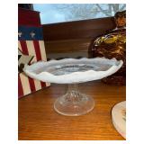 Collection of Vintage Decorative Glassware and Trinkets