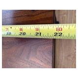 Wood Storage Chest with Walnut Top and Barn Board Sides