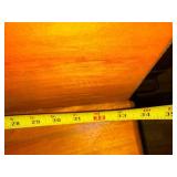 Live Edge Maple Bench with Natural Finish