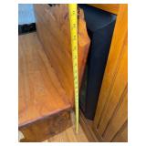 Live Edge Maple Bench with Natural Finish