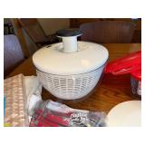 Kitchen Collection with OXO Salad Spinner, Tablecloth, Cutlery Set, and Storage Containers