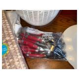 Kitchen Collection with OXO Salad Spinner, Tablecloth, Cutlery Set, and Storage Containers