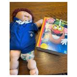 Vintage Cabbage Patch Kid Doll and 1980s Hasbro Mr. Potato Head Set