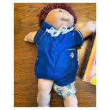 Vintage Cabbage Patch Kid Doll and 1980s Hasbro Mr. Potato Head Set