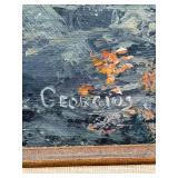 Original Framed Oil Painting by Georgios - Floral Still Life in Vase