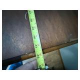 Antique Wooden Dresser with 4 Drawers and Brass Pulls