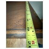 Antique Wooden Dresser with 4 Drawers and Brass Pulls