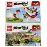 LEGO Angry Birds Movie Sets 75822 and 75823 with Minifigures and Instructions