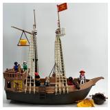 Playmobil Super Deluxe Pirate Ship Play Set with Figures and Accessories