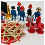 Large Playmobil Toy Collection with Figures and Playground Accessories