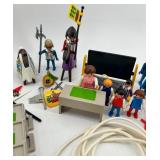 Large Playmobil Toy Collection with Figures and Playground Accessories