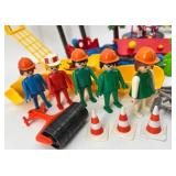 Large Playmobil Toy Collection with Figures and Playground Accessories