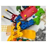 Large Playmobil Toy Collection with Figures and Playground Accessories