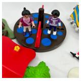 Large Playmobil Toy Collection with Figures and Playground Accessories