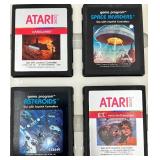 Collection of Atari 2600 Cartridges in Binder and 2 PSP Racing Games