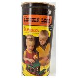 Vintage Toys Lot: Lincoln Logs, Barrel of Monkeys, Wooden Alphabet Blocks