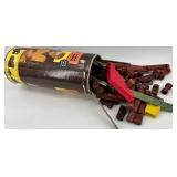 Vintage Toys Lot: Lincoln Logs, Barrel of Monkeys, Wooden Alphabet Blocks