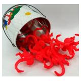 Vintage Toys Lot: Lincoln Logs, Barrel of Monkeys, Wooden Alphabet Blocks