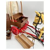 Gabriel Prairie Wagon 4-in-1 Playset with Lone Ranger Horse