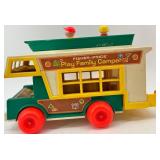 Vintage Fisher-Price Play Family Camper Toy Set with Figures and Accessories