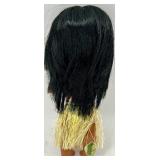 Set of 3 Vintage Forsum Hawaiian Dolls with Hula Outfits and Surfboard