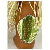 Set of 3 Vintage Forsum Hawaiian Dolls with Hula Outfits and Surfboard