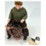 Set of 5 Nautical Fisherman and Sailor Figurines with Accessories