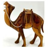 Collection of Vintage Middle Eastern Handmade Figurines and Camels