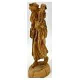 Collection of Vintage Middle Eastern Handmade Figurines and Camels