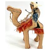 Collection of Vintage Middle Eastern Handmade Figurines and Camels